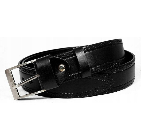 Pánsky opasok z pravej kože v oxfordskom štýle - Rovicky 61706451