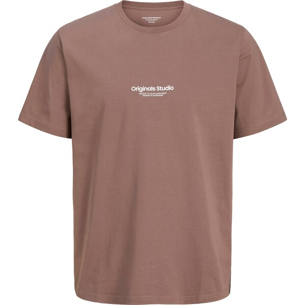 JACK & JONES Tričko JORVesterbro čokoládová / biela 61948102