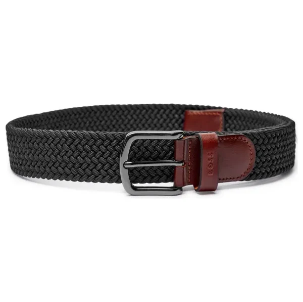 BOSS BLACK Opasok Sash-Wn-Tx_Sz35 | s prímesou kože 61690473