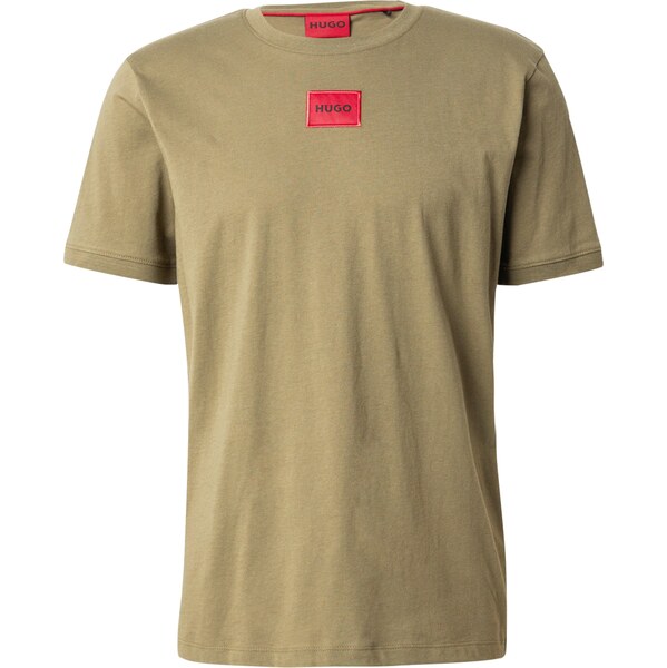 HUGO Tričko Diragolino212 olivová / červená / čierna 61946958