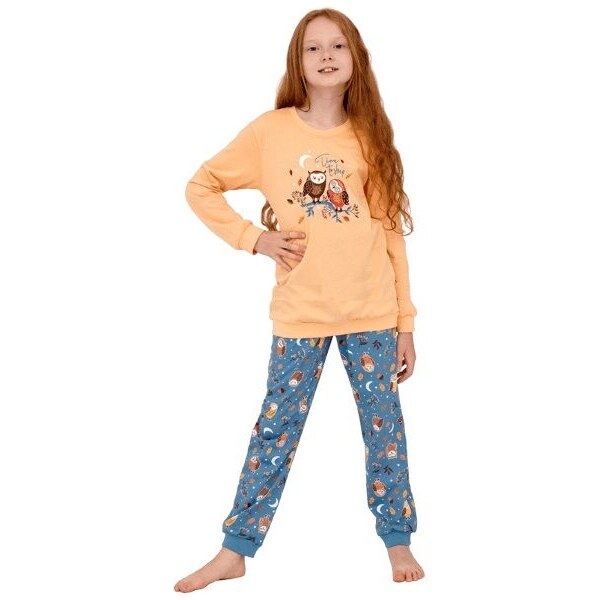Cornette Dievčenské pyžamo OWLS ComfortPlus 61720337