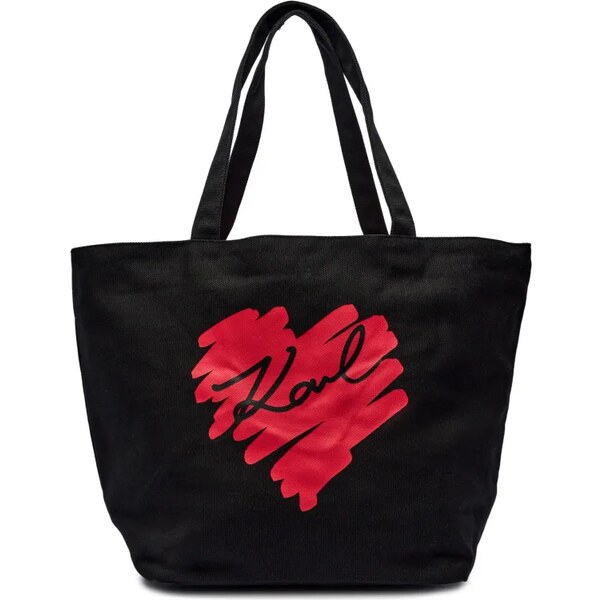 Karl Lagerfeld Obojstranná shopper kabelka K/HEARTS 61717992