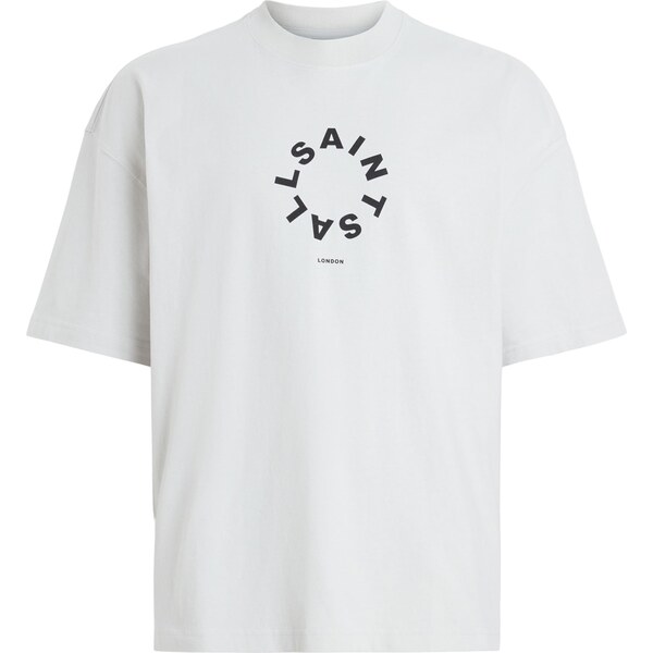 AllSaints Tričko TIERRA svetlosivá / čierna 61811409