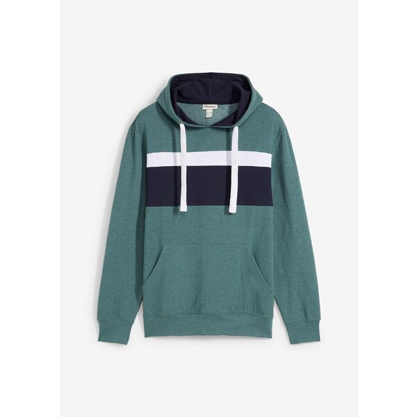 bonprix Mikina s kapucňou, farba zelená 61726203