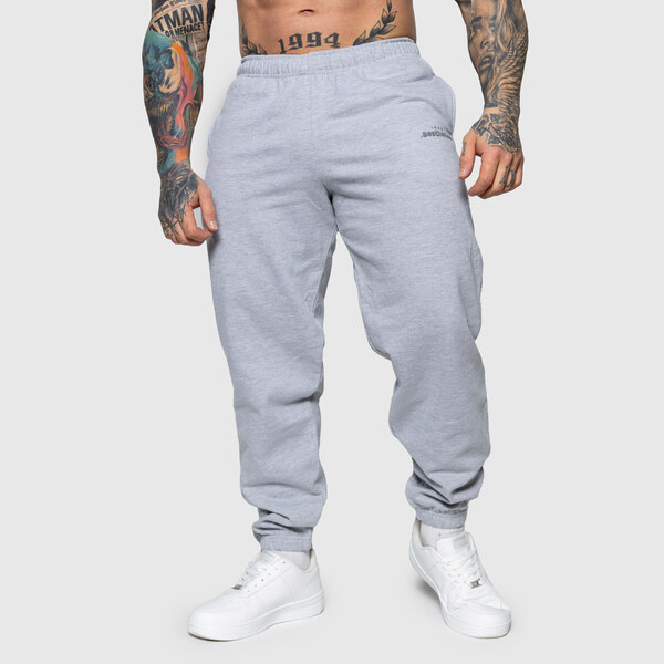 Oversized tepláky Iron Aesthetics Relaxed, sivé 62857509