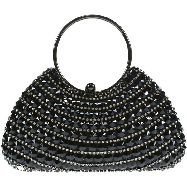 JOHN-C Čierna luxusná spoločenská kabelka MILLY 61730253