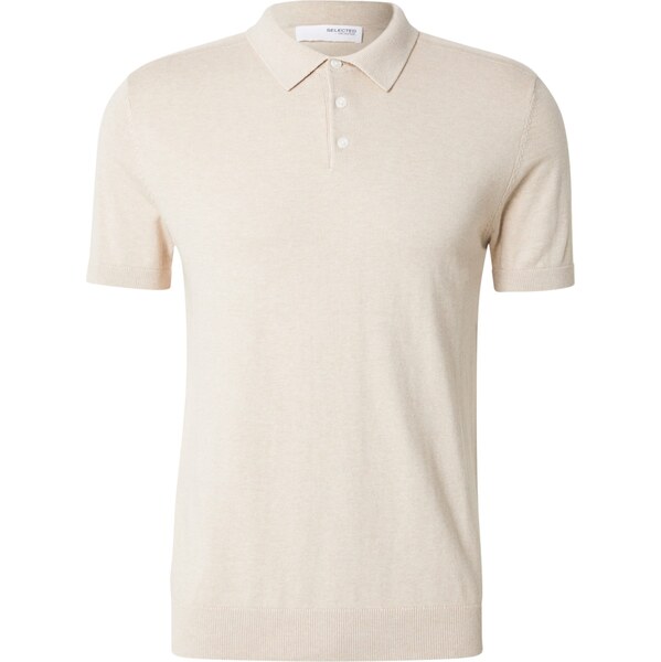 SELECTED Tričko SLHBerg svetlobéžová 61947785