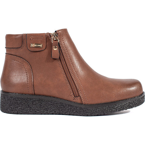 BASIC Hnedé zateplené kožené členkové topánky Sergio Leone BT348-S-BR 58373034