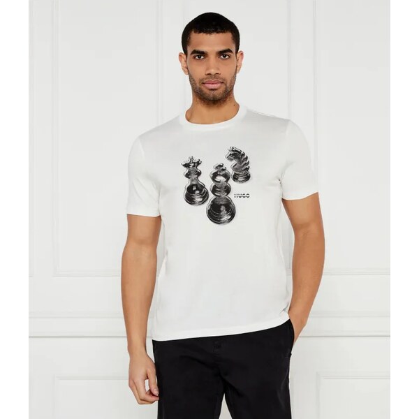 HUGO Tričko Dischach | Regular Fit 61731198