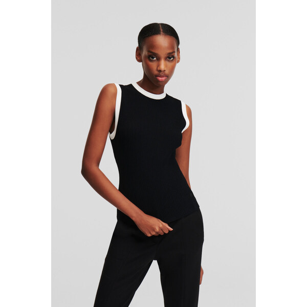 SVETER KARL LAGERFELD KNIT TANK TOP 55591205