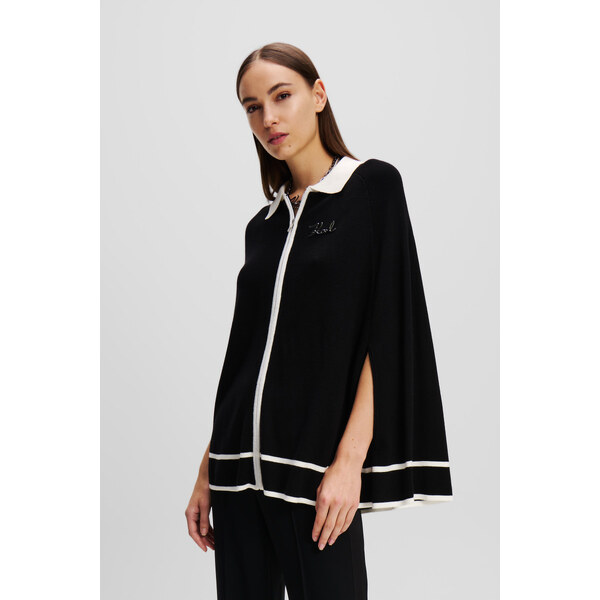 SVETER KARL LAGERFELD COLLAR CAPE 57726961