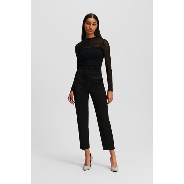 NOHAVICE KARL LAGERFELD MONOGRAM SUIT PANTS 57740811