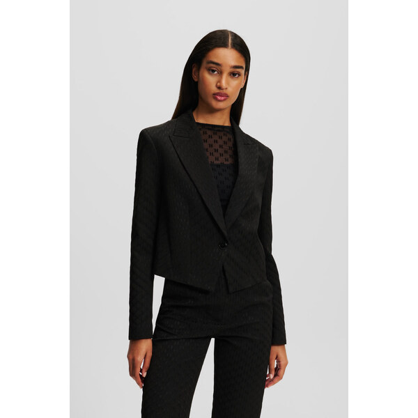 SAKO KARL LAGERFELD MONOGRAM SUIT BLAZER 60519361