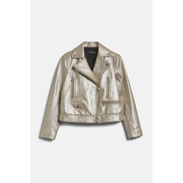 BUNDA KARL LAGERFELD LEATHER BIKER JACKET 61377343