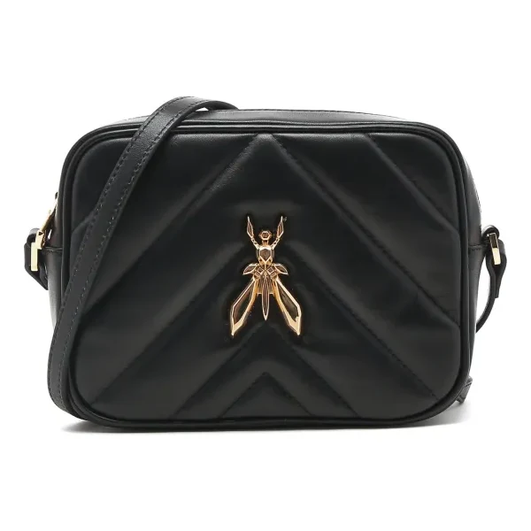 Patrizia Pepe Kožená crossbody kabelka 33930658