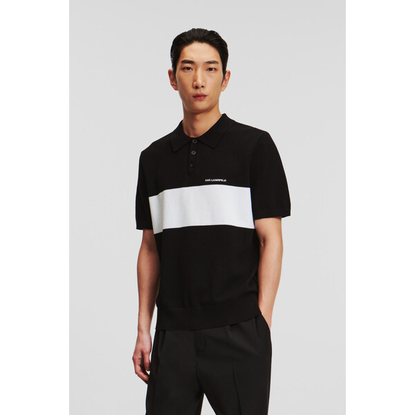 SVETER KARL LAGERFELD SSLV COLORBLOCK POLO 60790773