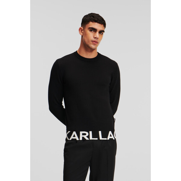 SVETER KARL LAGERFELD KARL LOGO KNIT CREWNECK 60790798