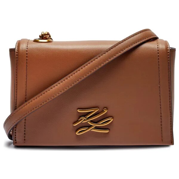 Karl Lagerfeld Kožená crossbody kabelka K/AUTOGRAPH 61731224