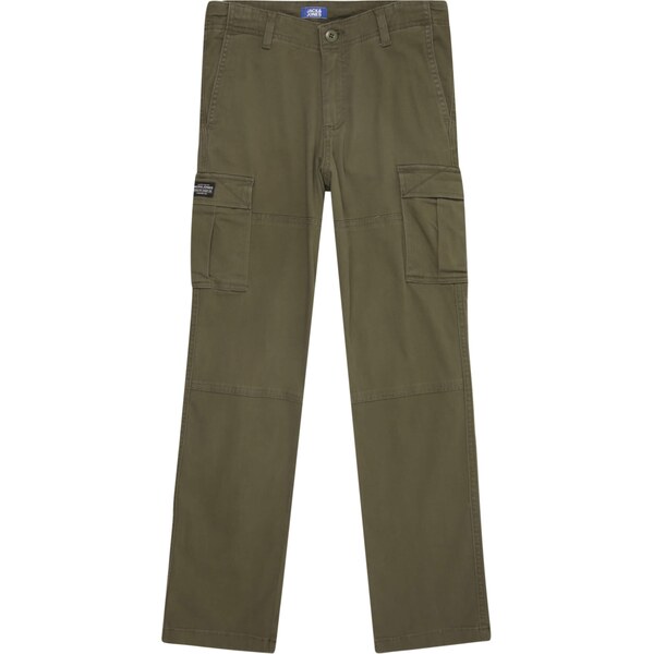 Jack & Jones Junior Nohavice JPSTKANE JJJONNIE olivová 61948770