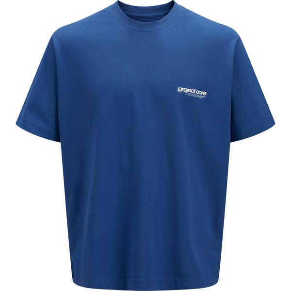 JACK & JONES Tričko JCOUnion modrá / biela 61948177