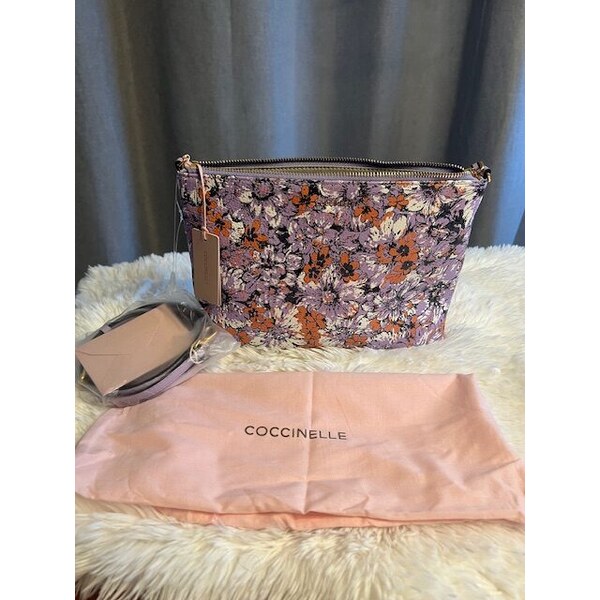Dámska Kabelka kožená Coccinelle crossbody flower 61754520