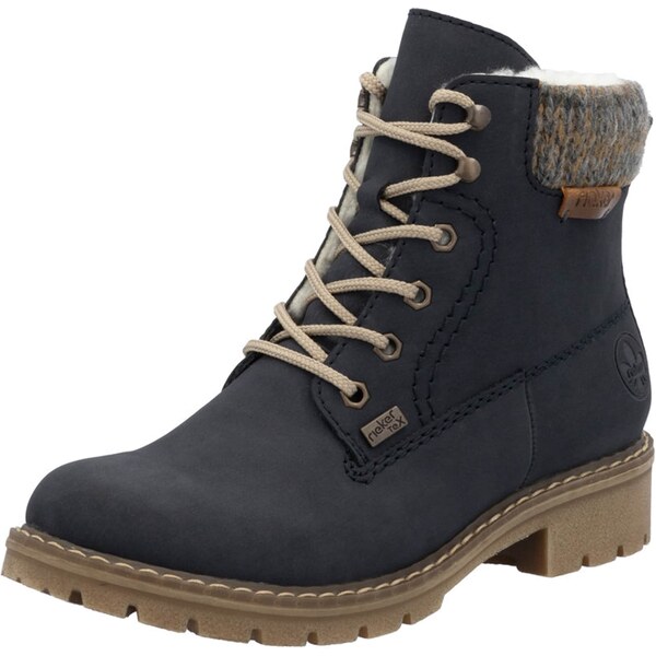 Rieker Šnurovacie členkové čižmy námornícka modrá 61801410