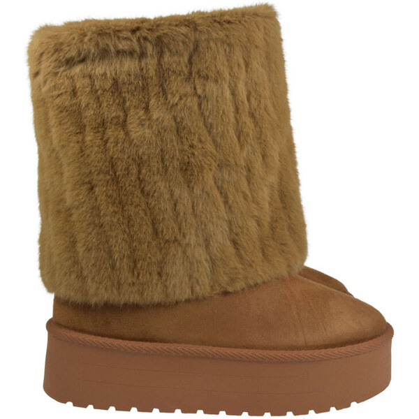 JOHN-C Dámske zimné snehule Camel Fur 2 61761729