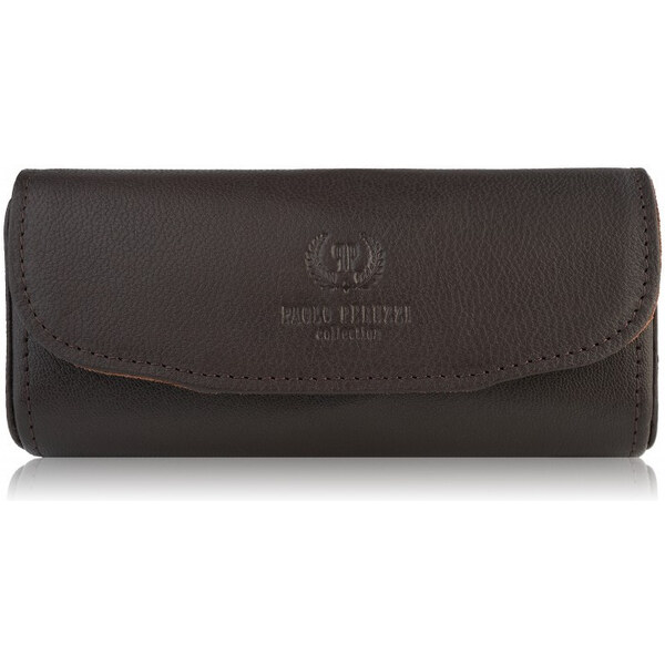 Paolo Peruzzi Kožené puzdro na okuliare T-83-BR | hnedá T-83-BR 61762183