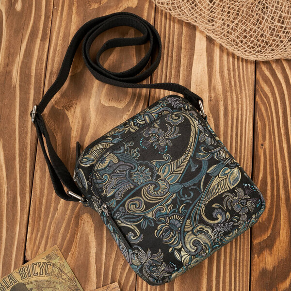 Paolo Peruzzi Dámska kožená sada, peňaženka a taška cez rameno ZUP-111 62886289