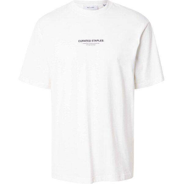 Only & Sons Tričko ONSCurated čierna / biela 61943850