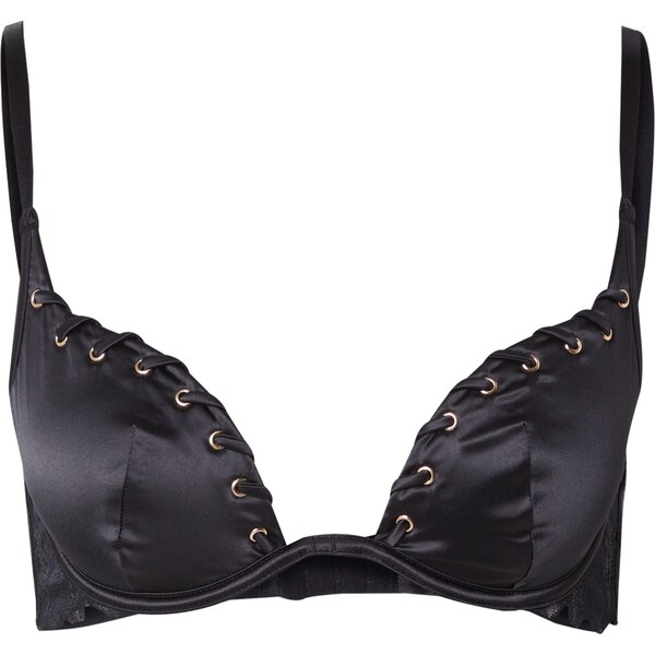 Hunkemöller Podprsenka Cierra čierna / strieborná 63151467