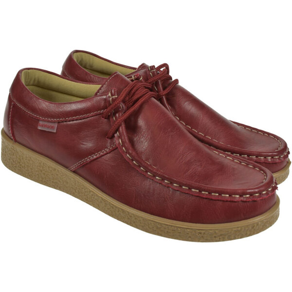 JOHN-C Dámske kožené červené topánky LARISA3 61787589