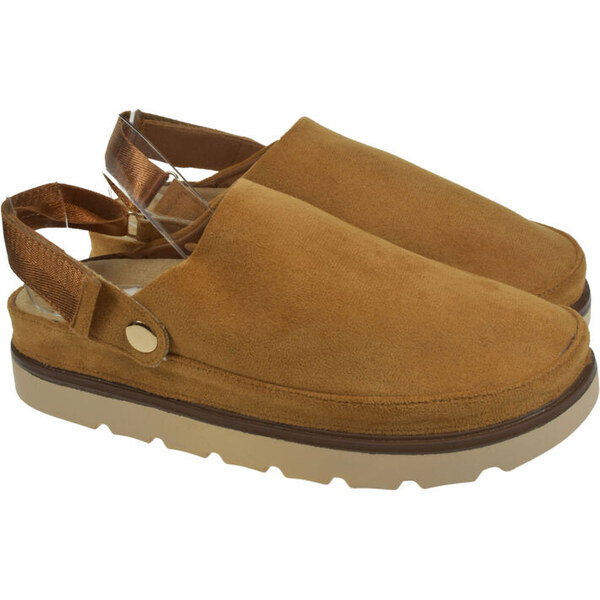 JOHN-C Dámske camel vsuvky na remienok GLORIA 61787597