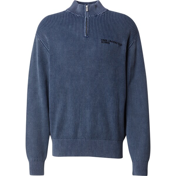 KARL LAGERFELD JEANS Sveter modrá / tmavomodrá 56225657