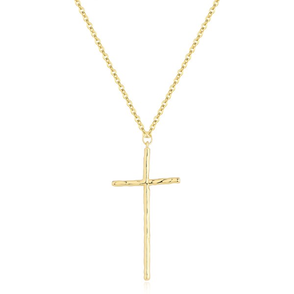 Olivie Stříbrný náhrdelník KŘÍŽEK GOLD 9340 64818289