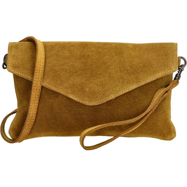 Charm London Žltá semišová listová kabelka Danubia 61817030