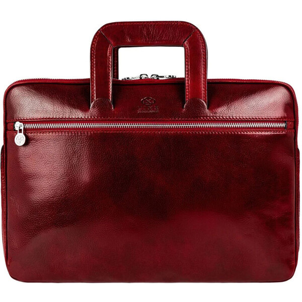 Glara Kožená business taška na notebook 61791814