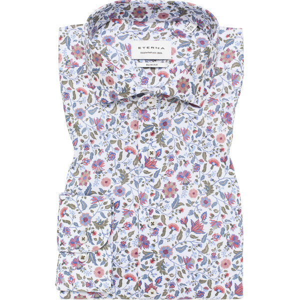 ETERNA Slim fit košeľa rozkvitnutá lúka Non Iron 61792089