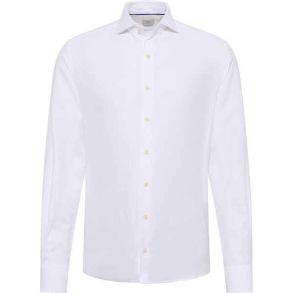 Ľanová pánska košeľa biela 1863 by ETERNA Modern fit Extra Soft 61792090