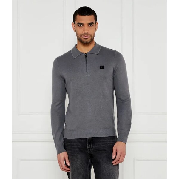 HUGO Sveter Sastone | Regular Fit | s prímesou vlny 61798076