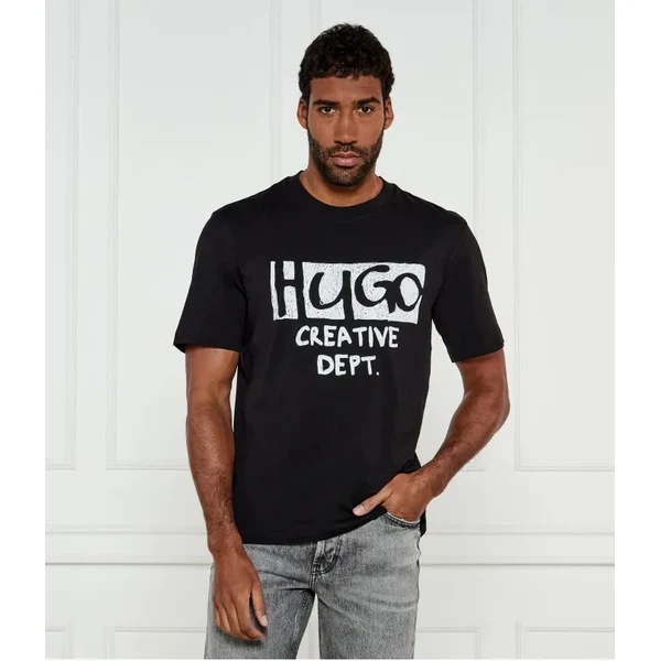 Hugo Blue Tričko Nugocrea | Regular Fit 61792002