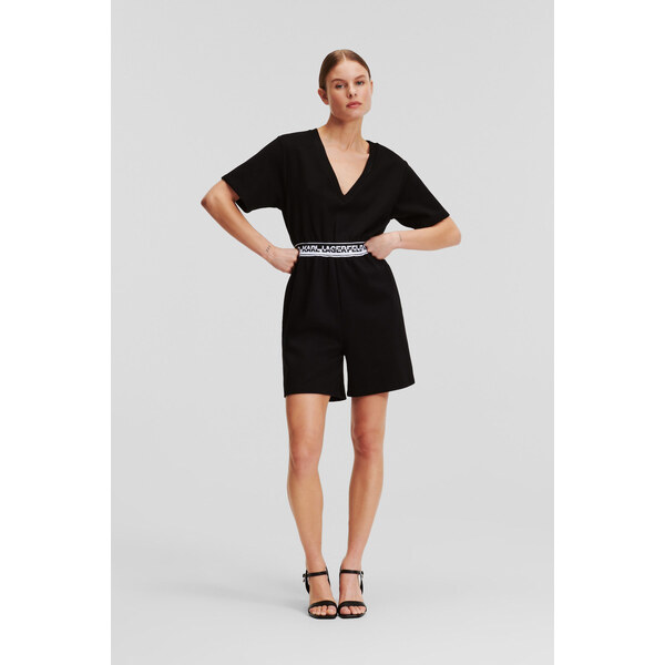 OVERAL KARL LAGERFELD LOGO TAPE ROMPER 49089621