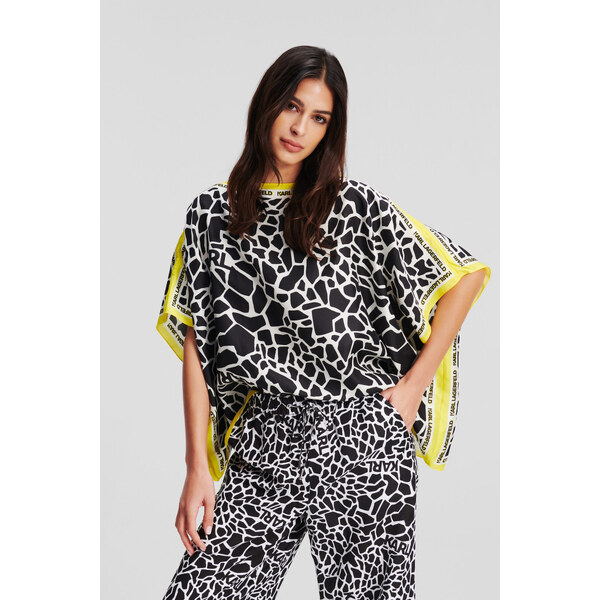 BLÚZKA KARL LAGERFELD SILK SCARF TUNIC 52624602