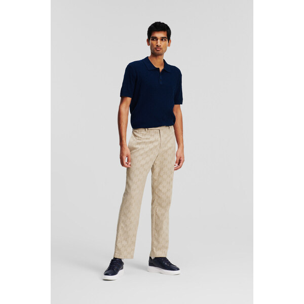 NOHAVICE KARL LAGERFELD HUNS PICK KL PERFORATED PANTS 60790827