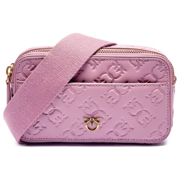 Pinko Kožená crossbody kabelka NASTRO VITEL 61933669