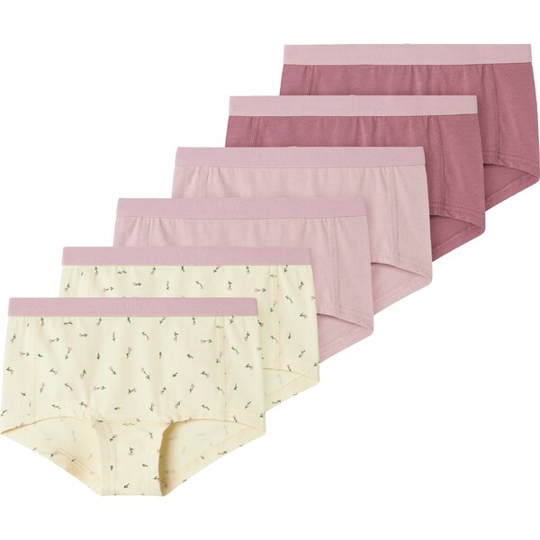 NAME IT Nohavičky krémová / zelená / pitaya / staroružová 61625621