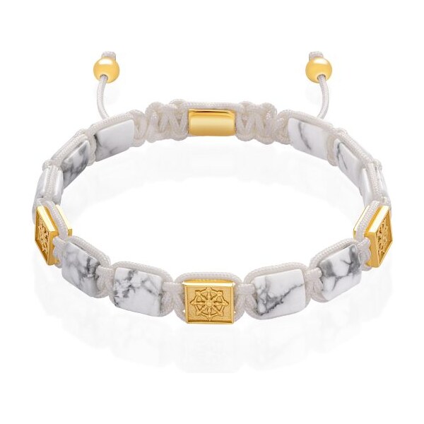 Howlit plochý náramok Ružovozlatý Trimakasi 22406080