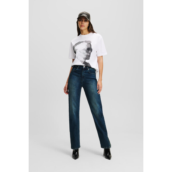 DŽÍNSY KARL LAGERFELD JEANS KLJ HR STRAIGHT W/SLIT DENIM 60519427