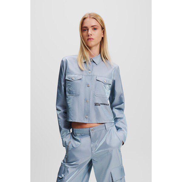 KOŠEĽA KARL LAGERFELD JEANS KLJ BOXY IRIDESCENT SHIRT 60519449
