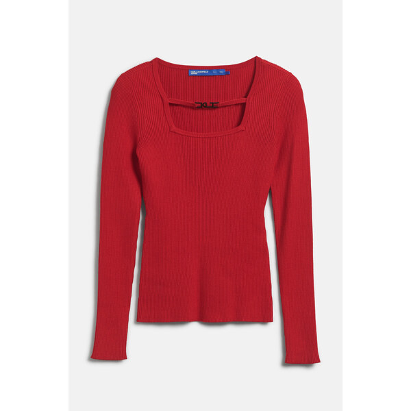 SVETER KARL LAGERFELD JEANS KLJ LSLV LOGO KNITTED TOP 61377361